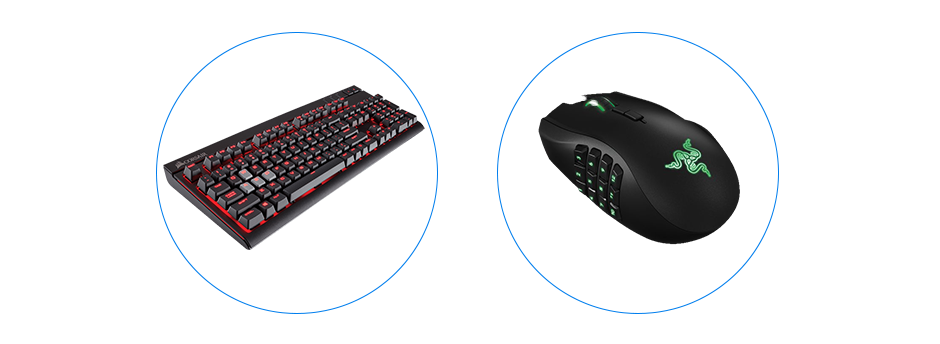 支持无线键盘和鼠标