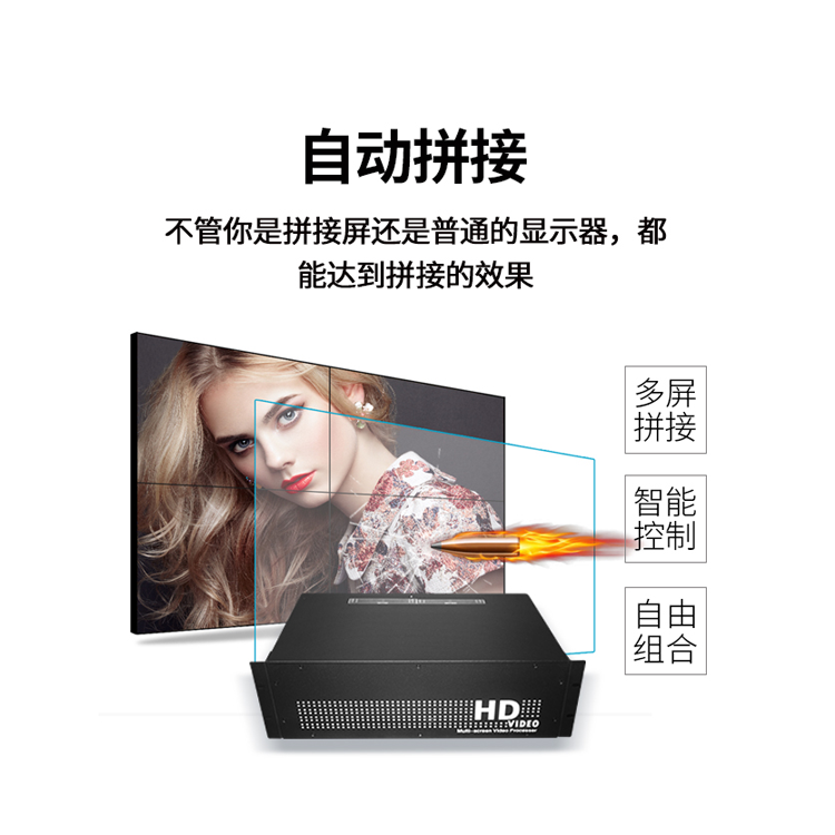4k高清异形液晶图像拼接处理器 4k高清异形液晶图像拼接处理器