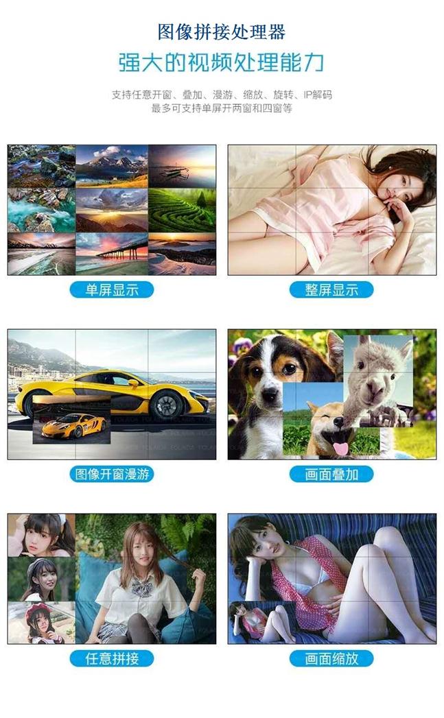 4K超高清拼接处理器