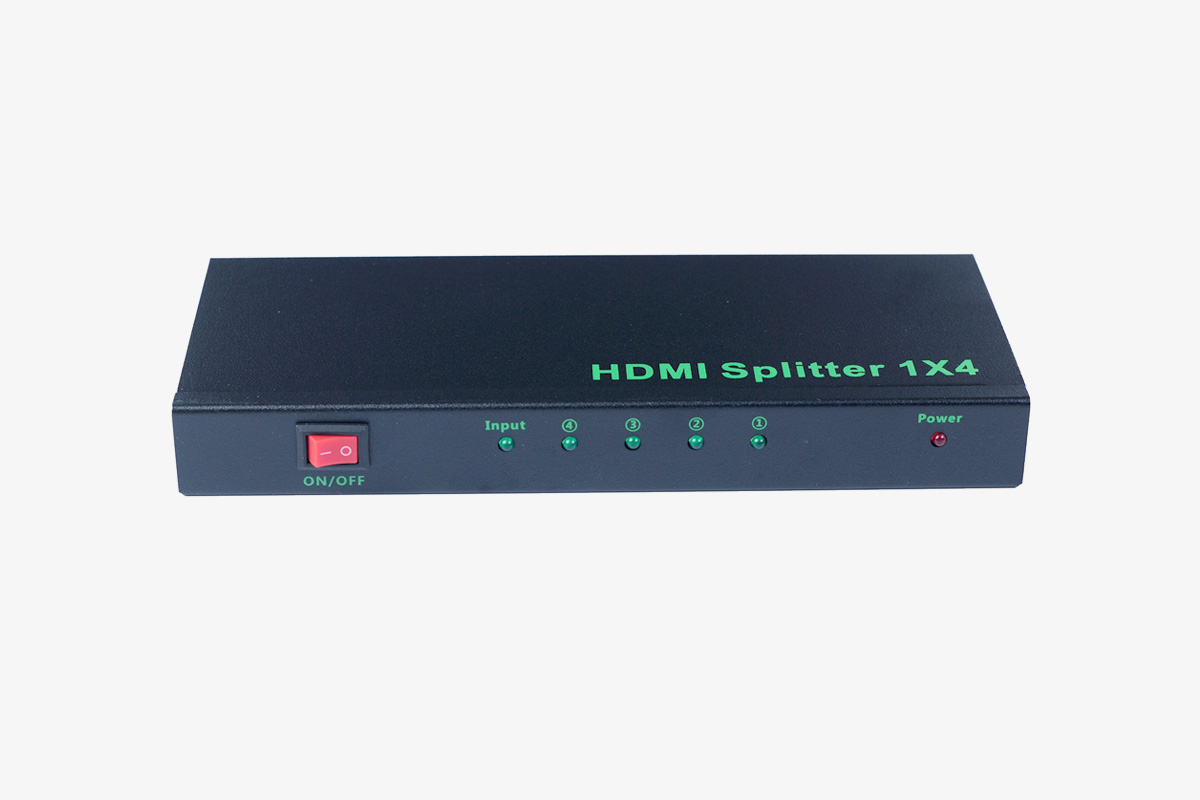HDMI1进4出分配器